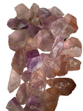 Raw Stone Amethyst  in Pastel Colors