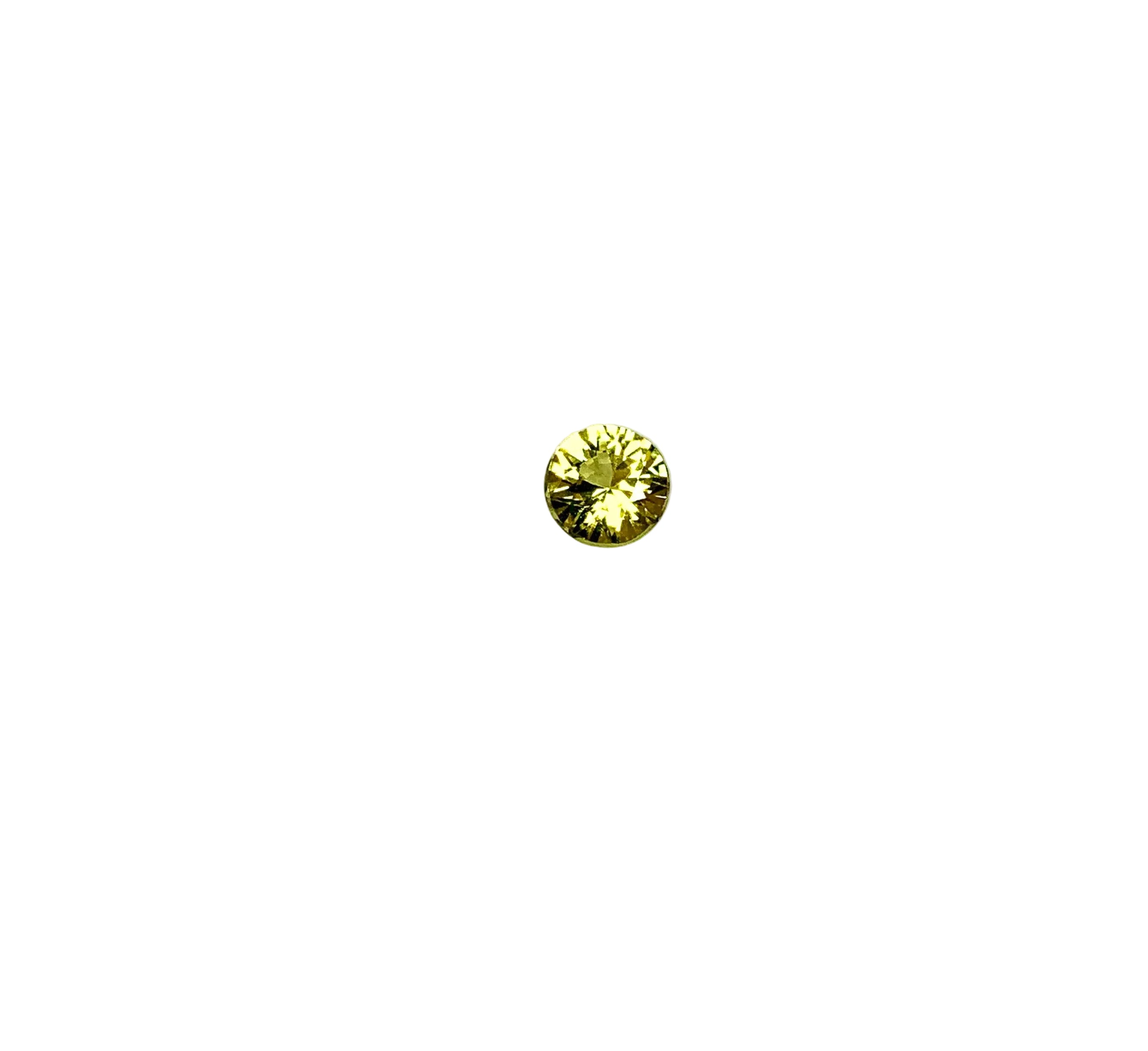 0.50 Carat Natural Round Cut Yellow Sapphire | Sapphire for Ladies Ring