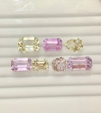 47.90 Carats Spodumene Pink And yellow Kunzite Faceted Loose Gemstone Deal
