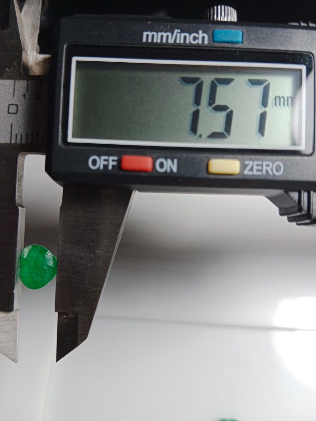 Green Emerald and Red Ruby Faceted cut pairs in Heart Shape