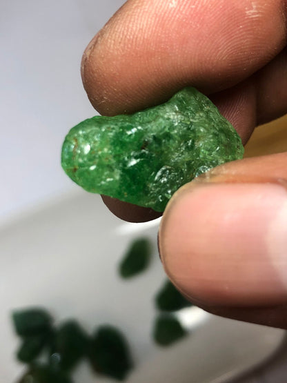 Small Parcel of Facet Grade Rough Stones and Loose Cut Gemstones