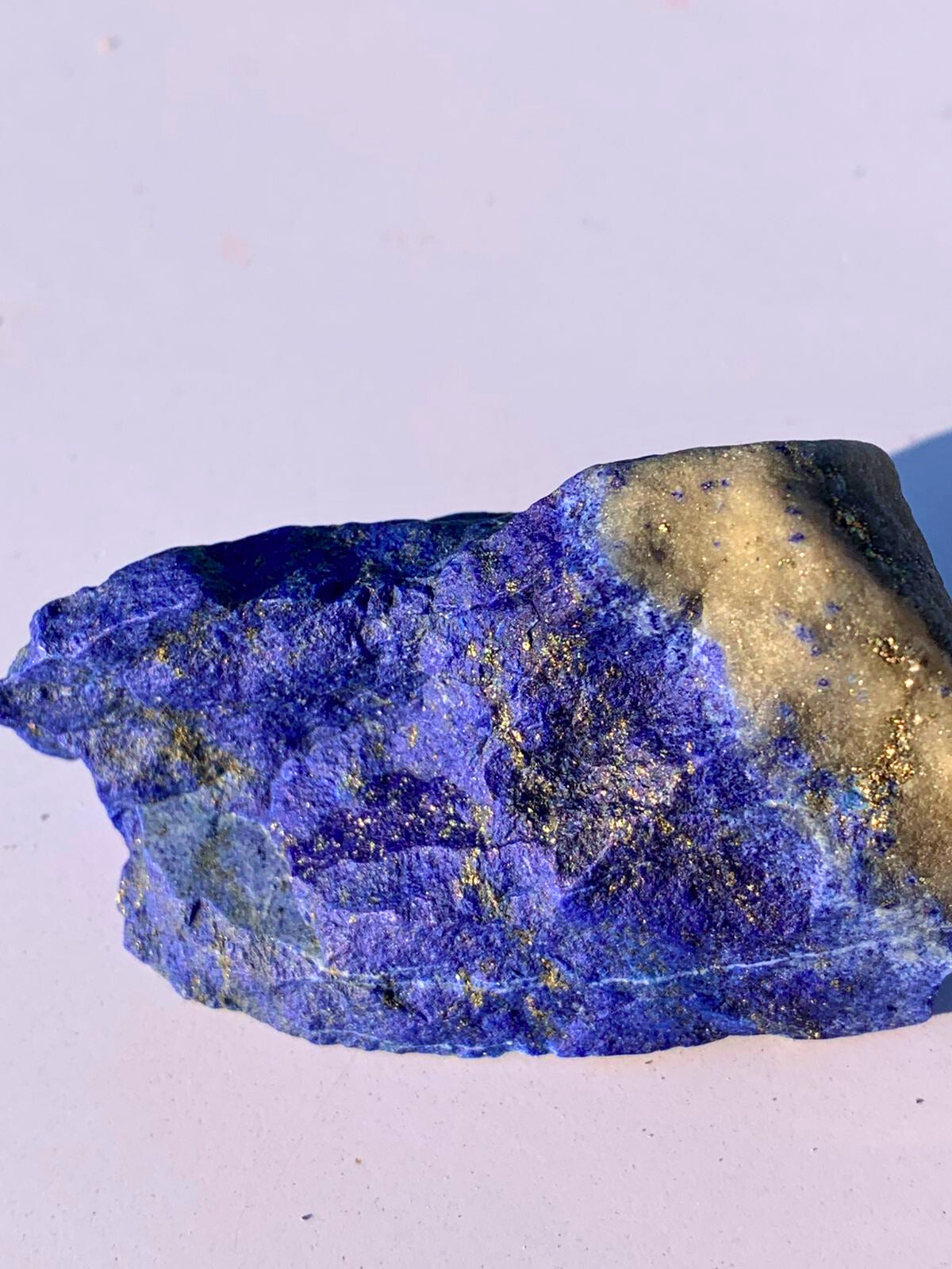 80 grams pyrite lapis lazuli raw gem

