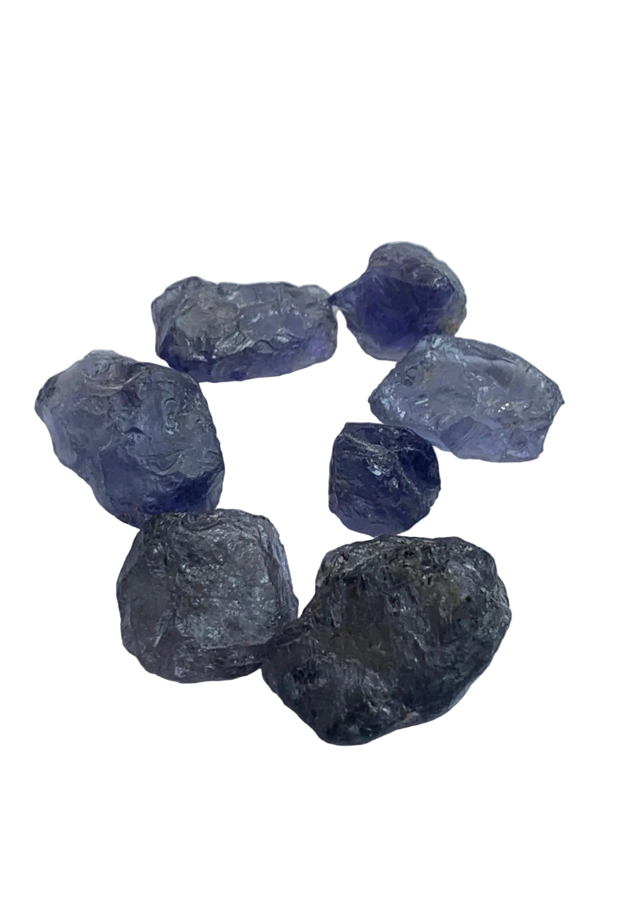 40 Carats Natural Iolite For Faceting | Raw Stone Small Deal