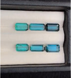 Natural Faceted Tourmaline Pairs – 9.0 Carats | 10–8 mm Matching Gemstones