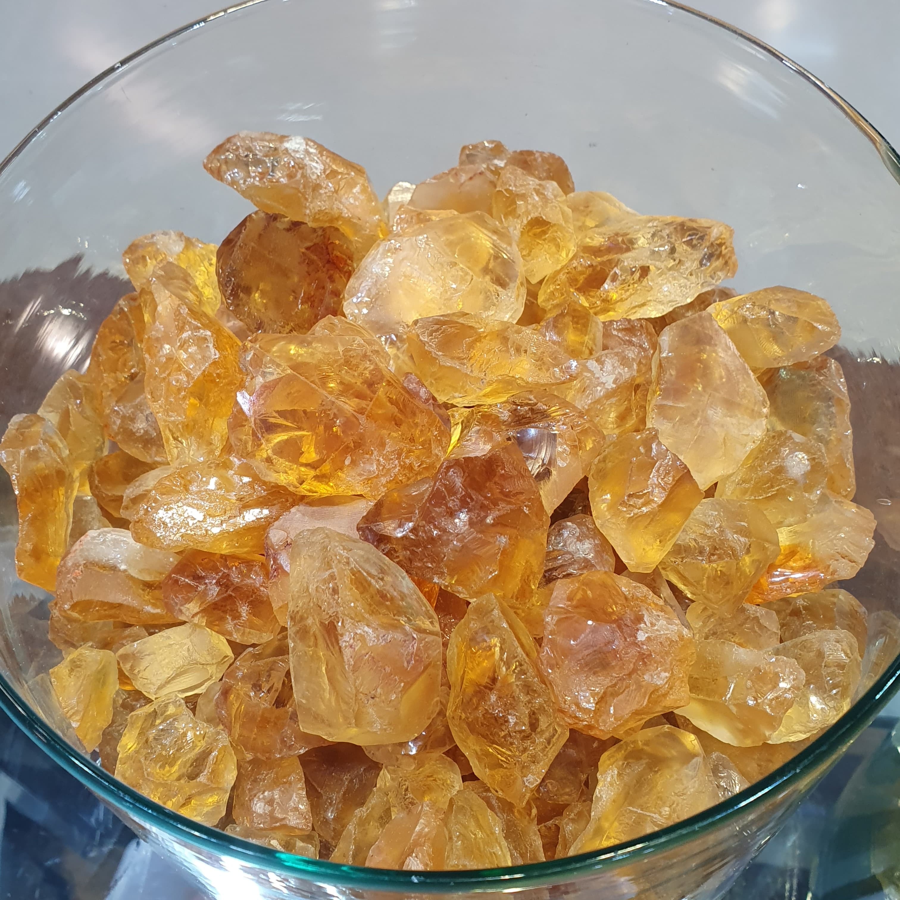 1000 Grams Rough Citrine For Faceting | Raw Wholesale Gem Deal