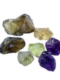 Small Deal Of Four Different Facet Grad Quartz Rough Gemstones