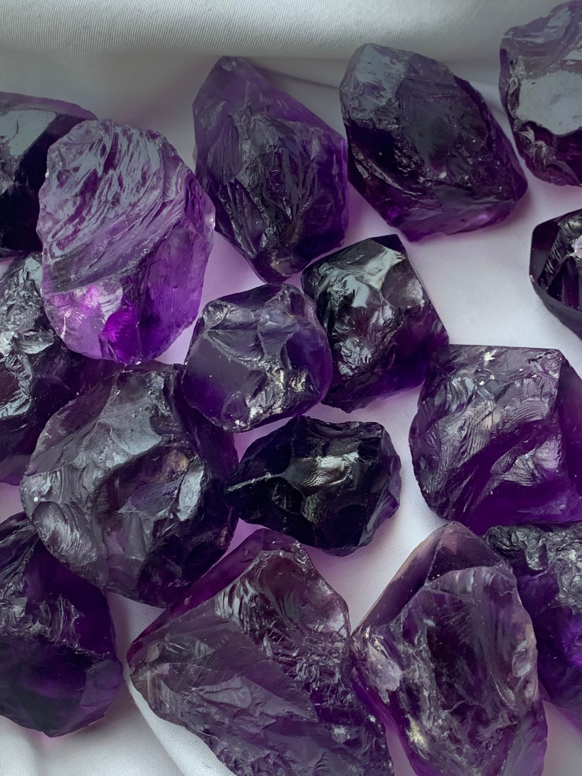 GemMartUSA Natural Amethyst Loose Gemstone Lot – Mixed Shapes (Pears, Round, Oval) – Faceted, VS-SI, 0.5-5 Ct – Choose Carats