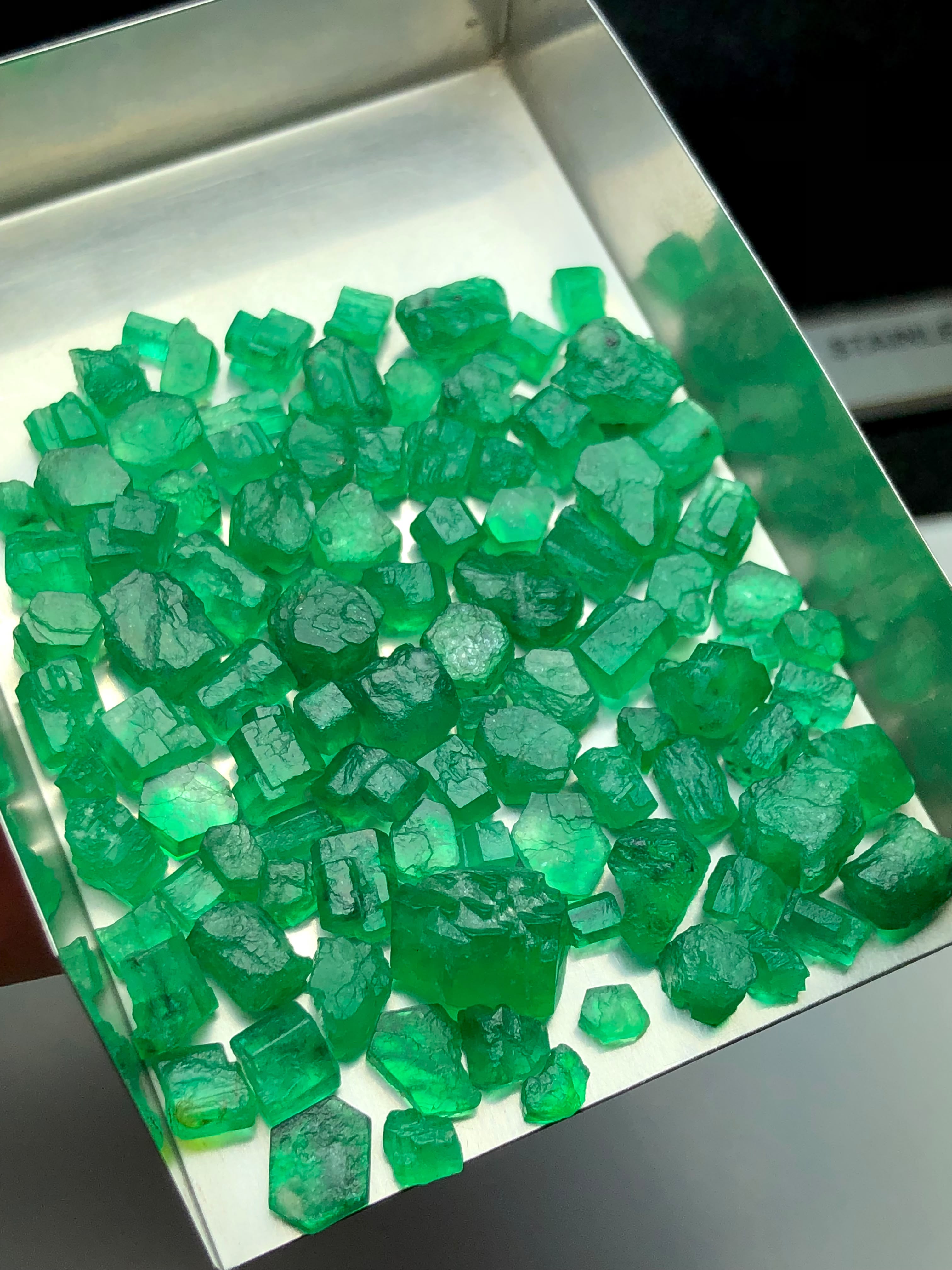 Collector quality facet grade Emerald rough
