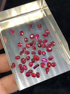 20ct Facted Cut Natural Ruby Stones - Loose Gemstones