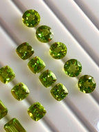 Calibrated 8 Pairs Loose Peridot Gemstone
