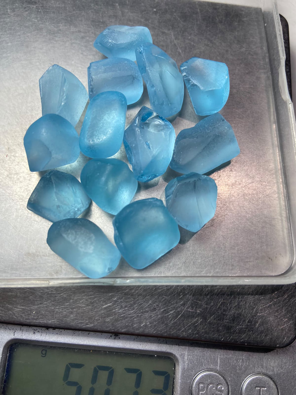 Sky Blue Topaz 50 Grams for Faceting