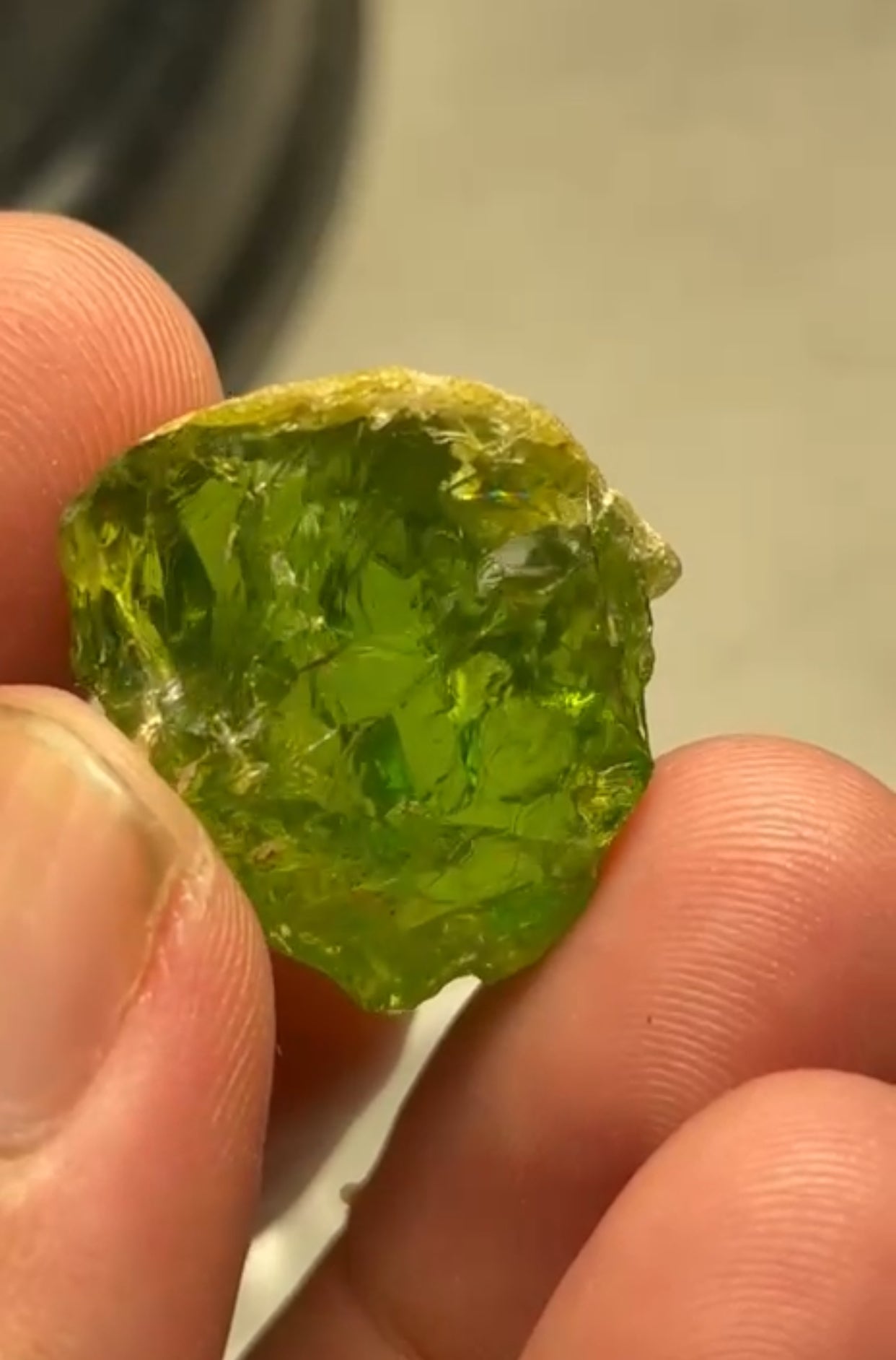 10 grams Natural Peridot Raw Crystal