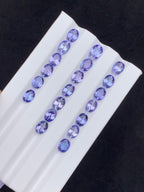 Natural Tanzanite Faceted Stone for Rings Pendants Earrings and Jewelry Making