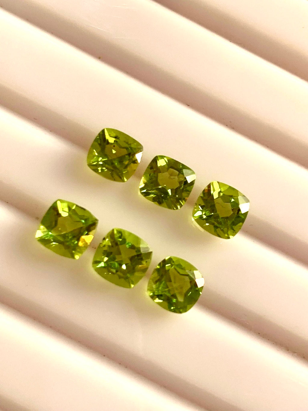6.9 Carats Natural Peridot Cut Stone | Faceted Peridot