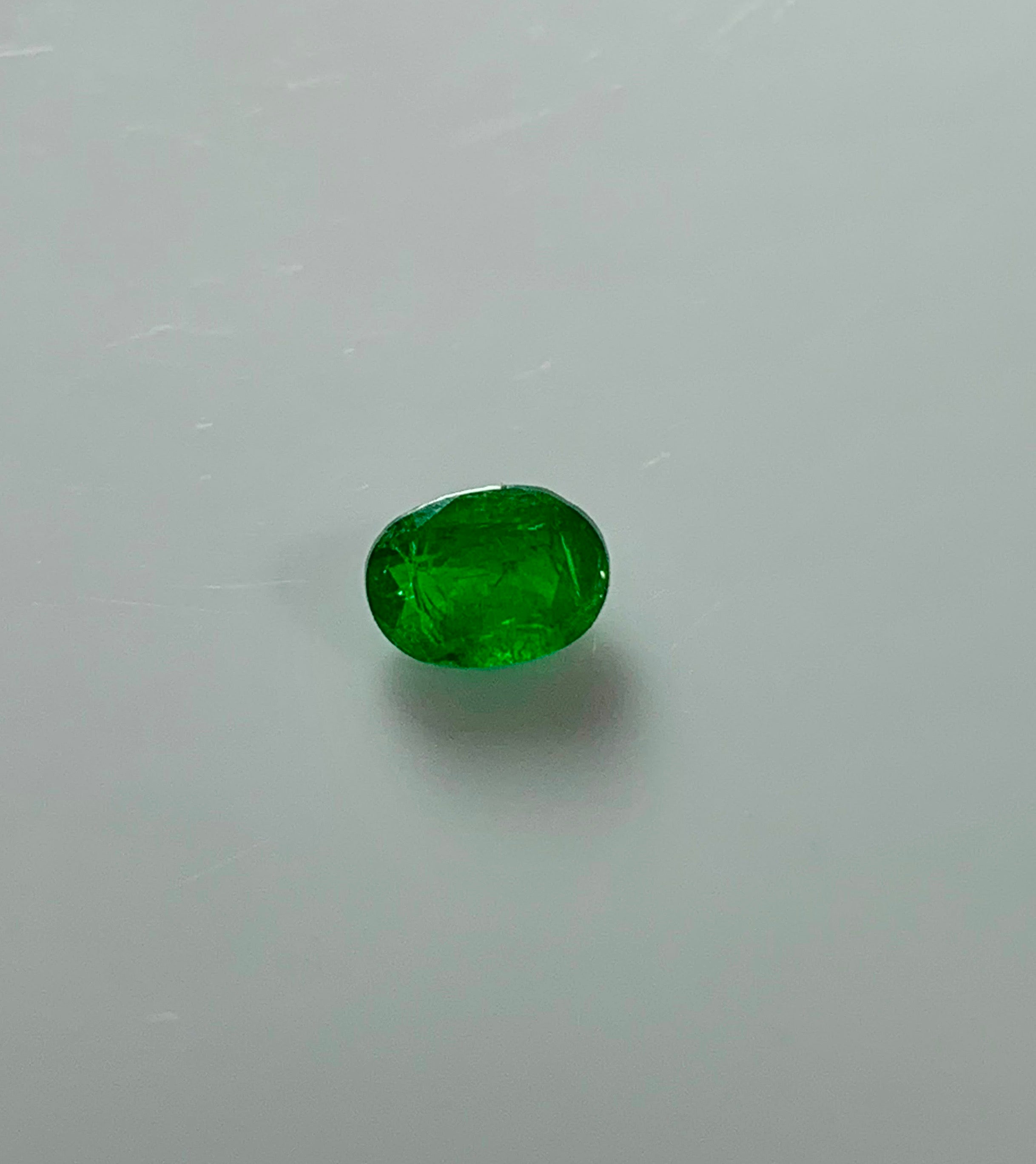 Untreated natural Tsavorite Garnet gemstone
