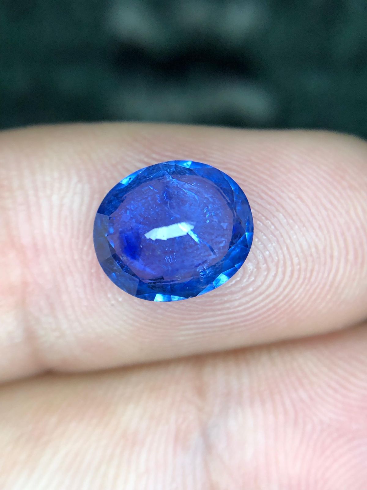 2.75 Carats Natural Blue Sapphire Loose Cut Gemstone