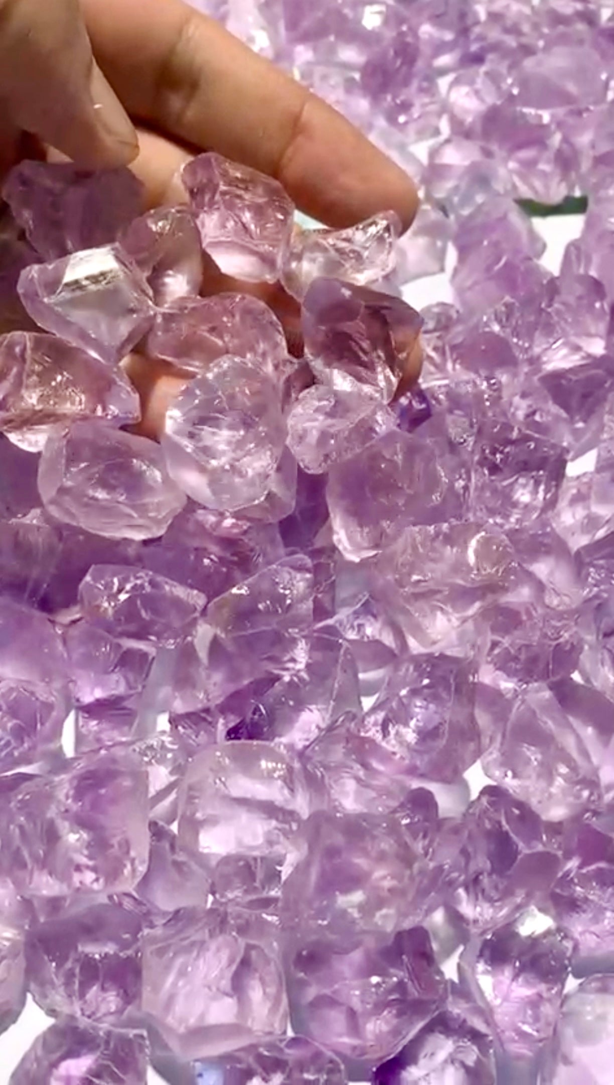 5000 Carats Good Quality Facet Grade Rose De France colour Amethyst