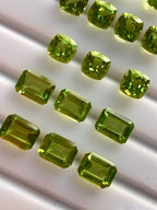 Calibrated 8 Pairs Loose Peridot Gemstone