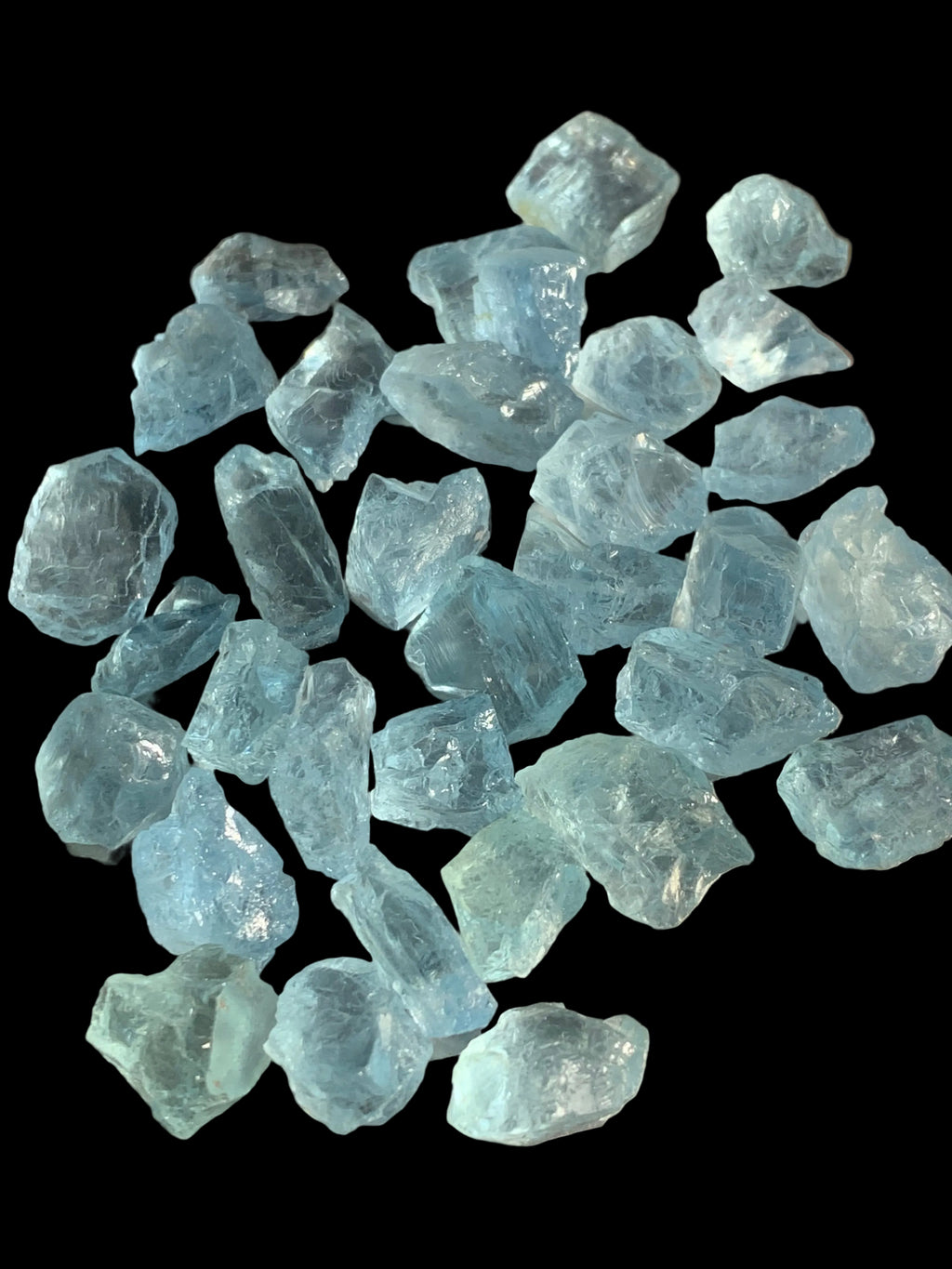 117 Carats Facet Grade Rough Aquamarine Gems Parcel