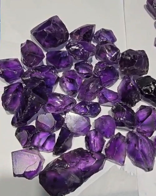 facet grade rough gemstone for lapidary and amethyst Gems cutter
