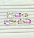 47.90 Carats Spodumene Pink And yellow Kunzite Faceted Loose Gemstone Deal