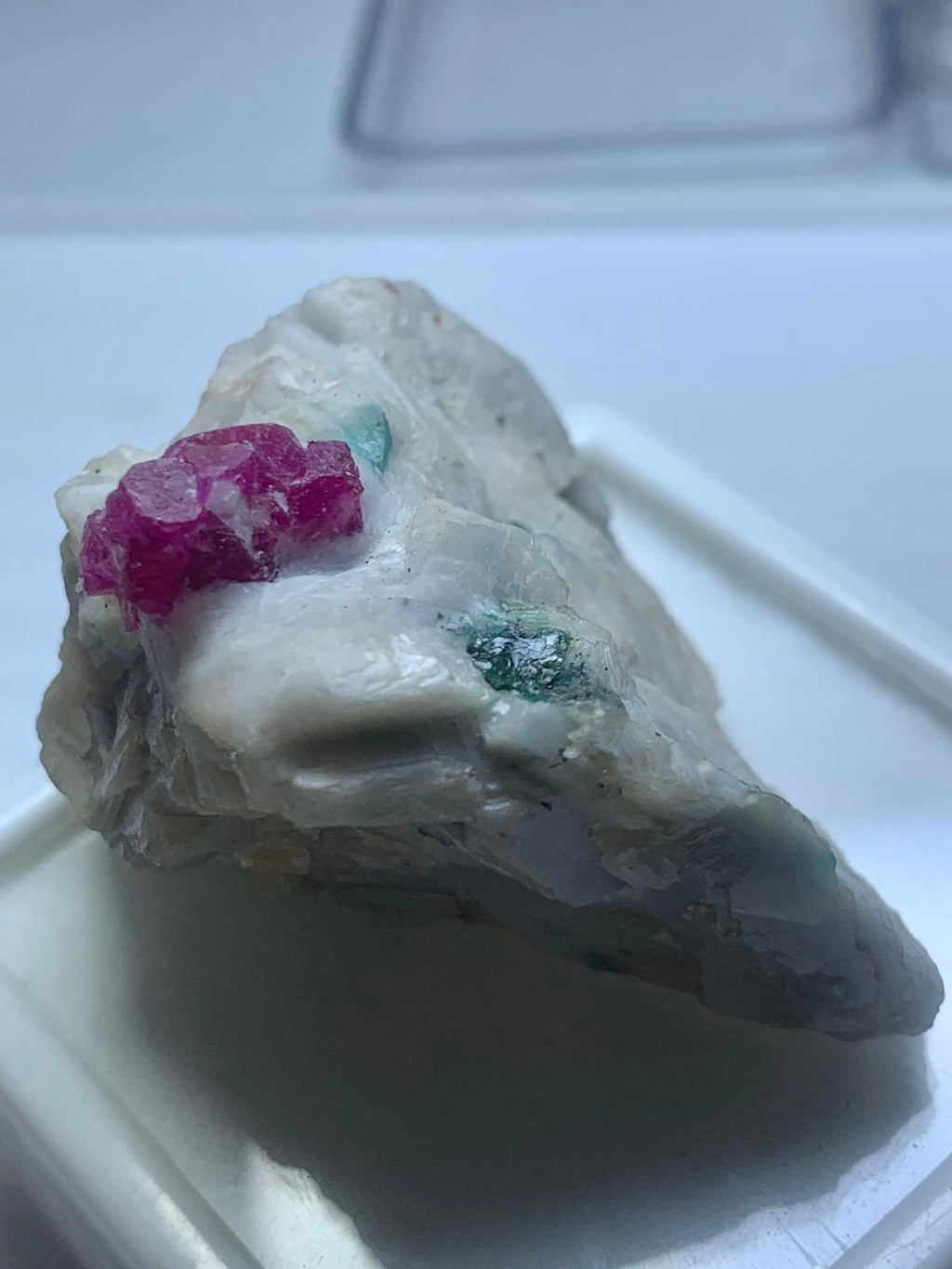 Natural Ruby Rough Crystal Gemstone Specimen for Collectors and Education