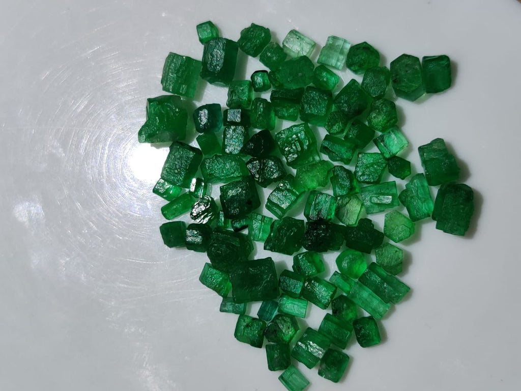 164 Carats Natural Emerald Parcel from Swat (under 1–2.5 Cts Each)