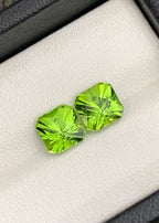 20 carats clinohomite and 4 carats peridot stone