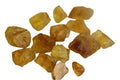 Rare Yellow Sphene (Titanite) Rough Crystals for Cutting