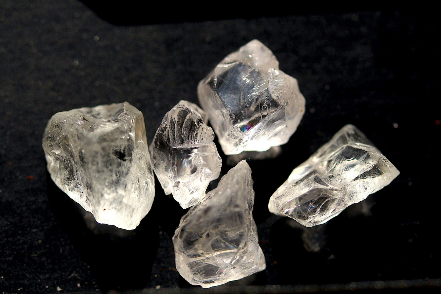 Goshenite Rough 25.8 ct: Sizes 2.8 to 8.6 ct | Raw Gemstones for Crafting