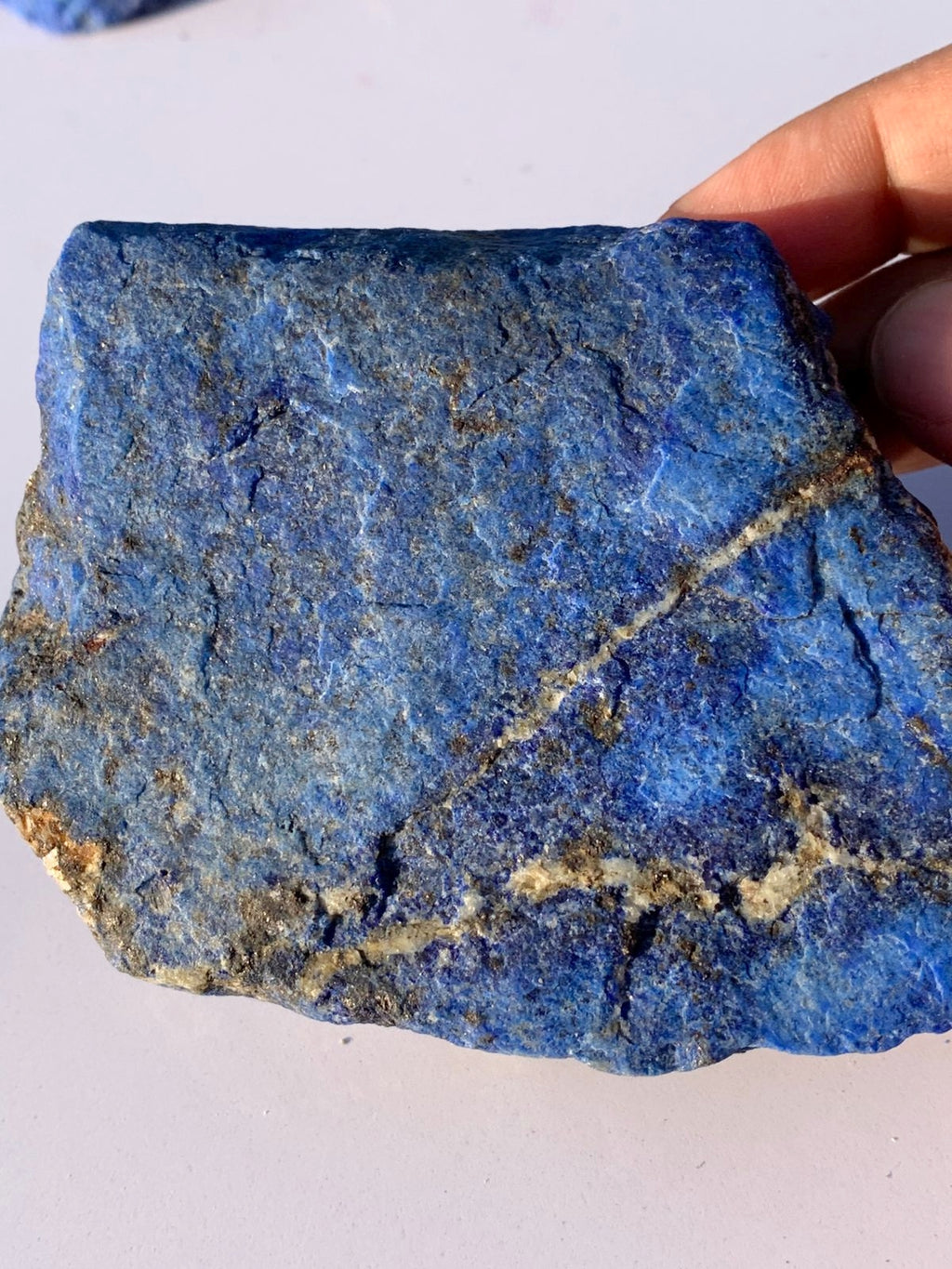 Untreated lapis lazuli 233 gram specimen

