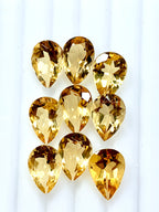 Cut citrine stone

