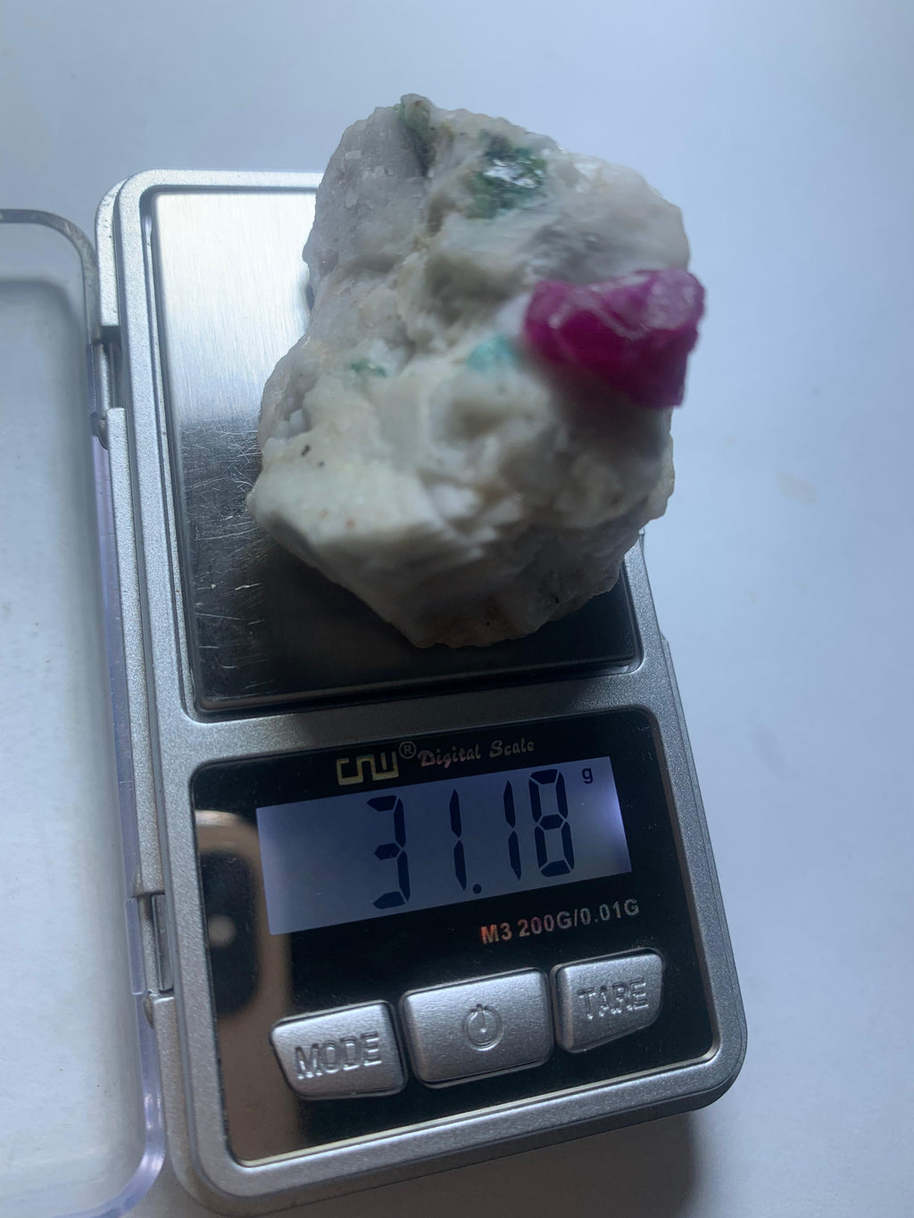 31 grams Red Ruby Specimen for sale 