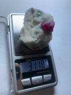 31 grams Red Ruby Specimen for sale 