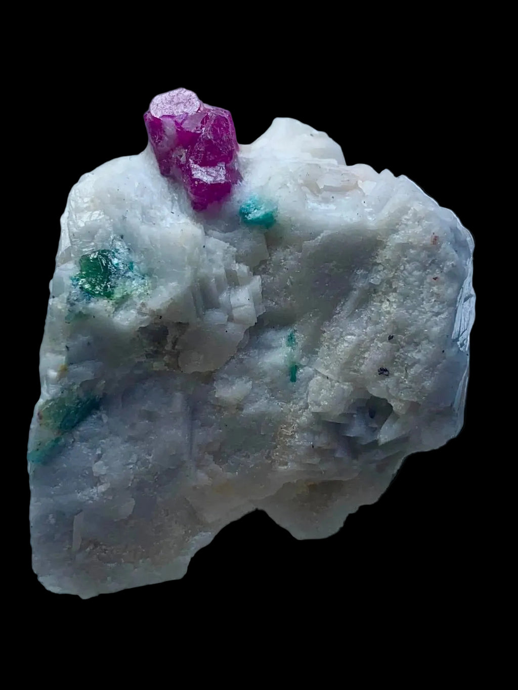 Untreated Natural Ruby Crystal Rough Gemstone Specimen for Collectors
