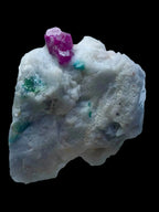 Untreated Natural Ruby Crystal Rough Gemstone Specimen for Collectors
