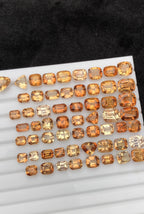 Orange gemstones 