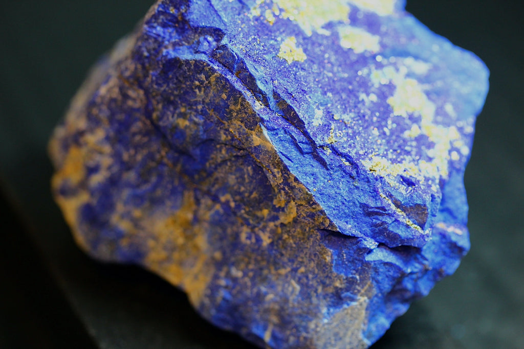 279g Mine-4 Rare Uncut Lapis Lazuli with Pyrite Specimen - Afghanistan