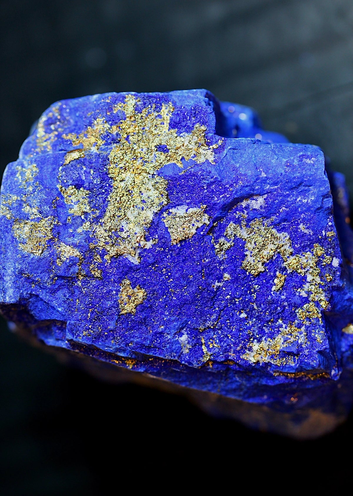 279g Mine-4 Rare Uncut Lapis Lazuli with Pyrite Specimen - Afghanistan