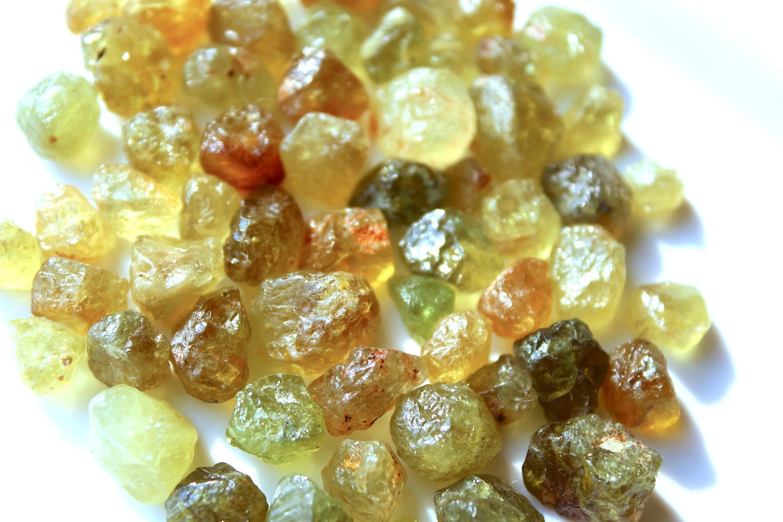 40 Grams/ 200 Carats Rough Mali Garnet For Faceting | Natural Raw Gemstone