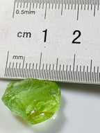 raw green peridot 