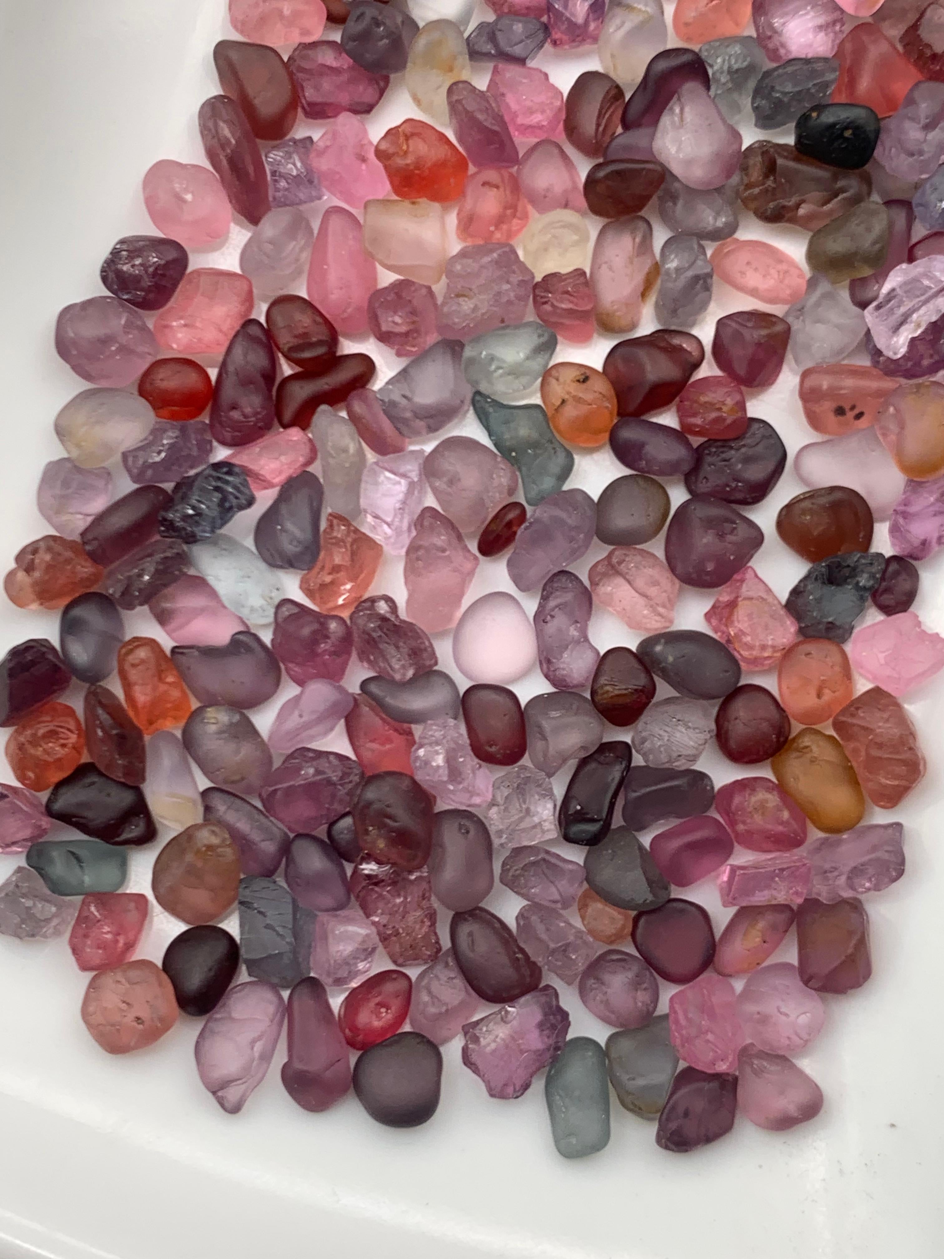 Genuine Burma spinel raw gemstones wholesale
