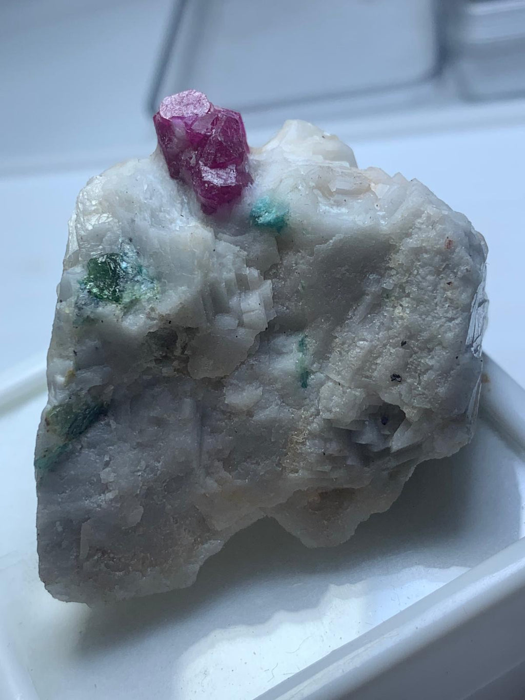Natural Ruby Rough Stone Mineral Specimen for Lapidary Projects