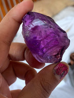 Dark Color Rough amethyst stones | Purple quartz for faceting