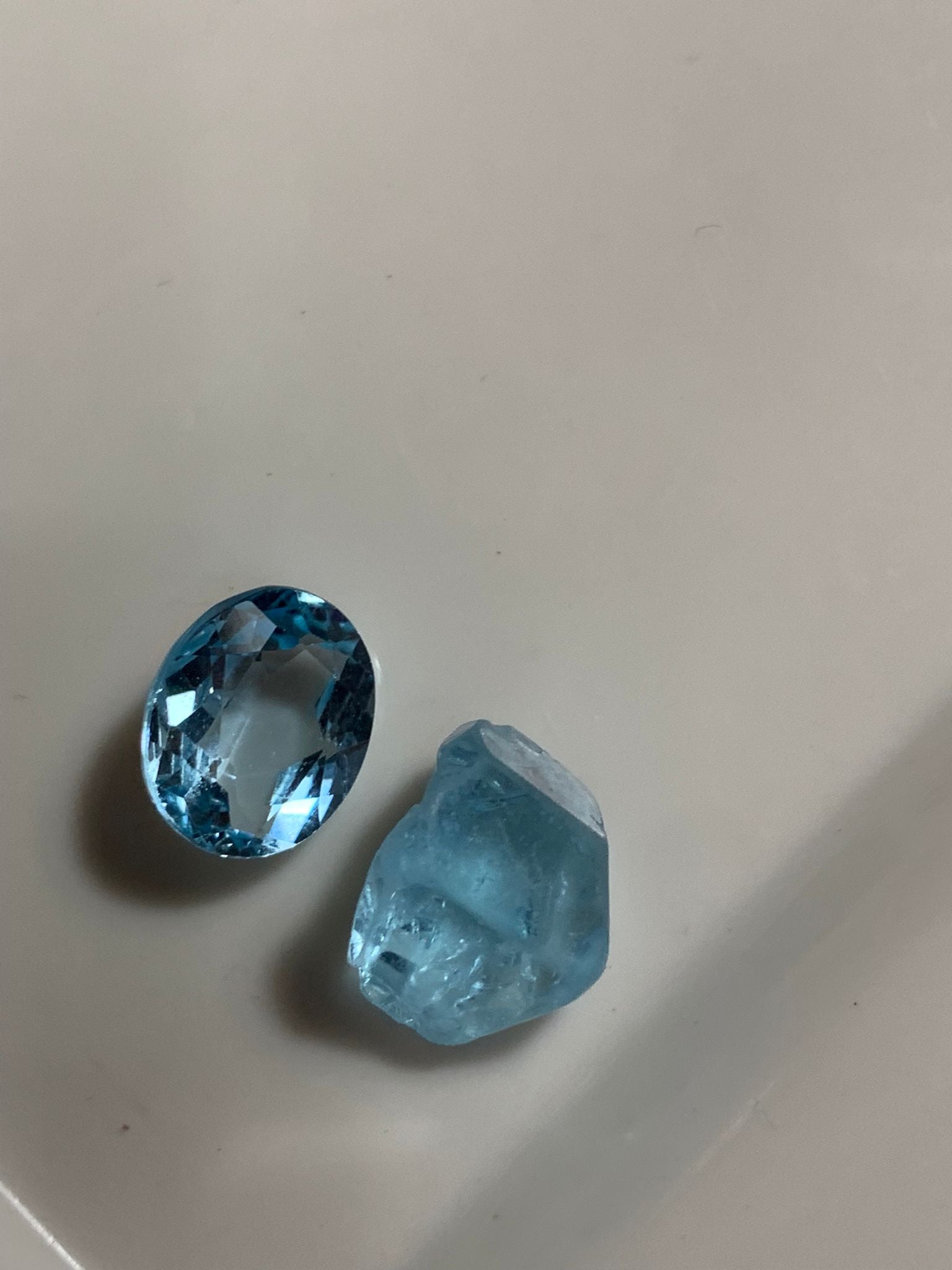 Small Deal of Different gemstones Both Facet Cut and Rough