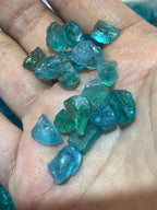 500 Grams Natural Blue Raw Apatite For Faceting