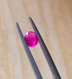 gia certified loose round ruby natural

