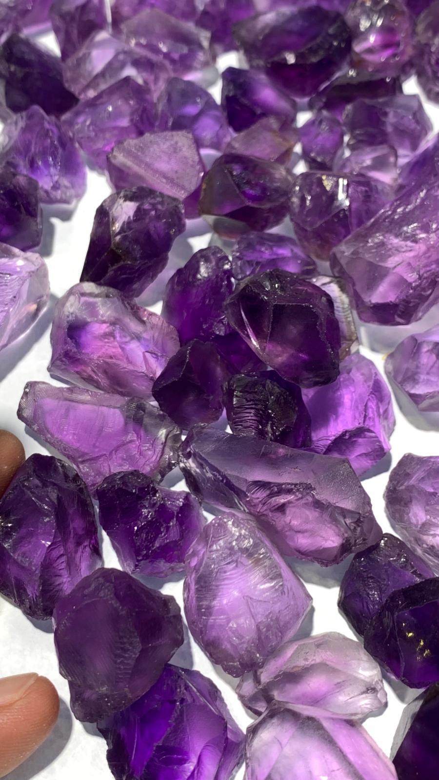 bulk raw amethyst healing stones

