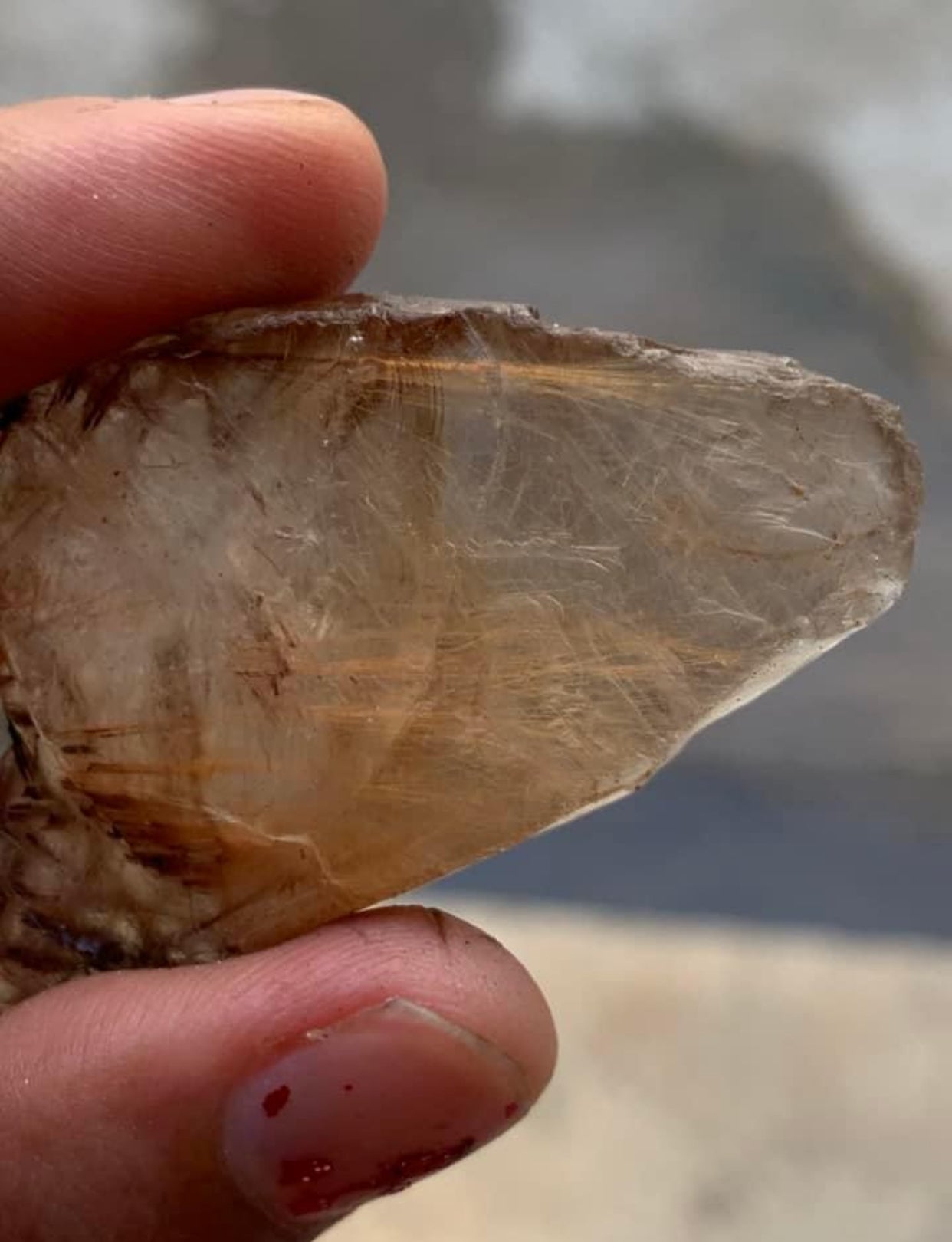 angel hair quartz
