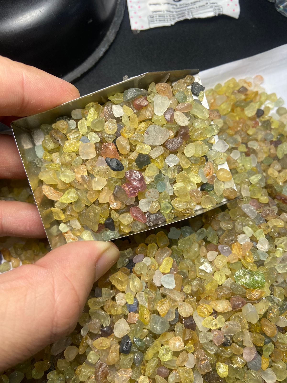 natural rough chrysoberyl